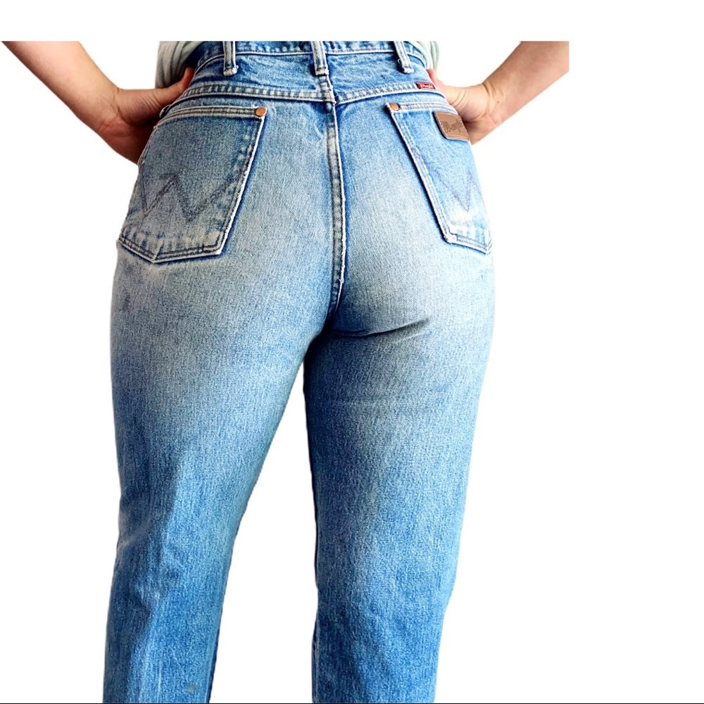 Wrangler VTG Distressed High Rise Jeans Straight